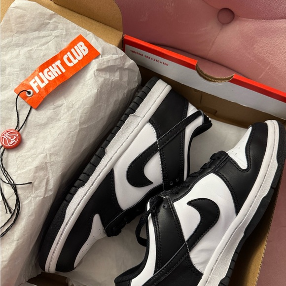 Nike Dunk Low Panda Sneakers | Kids 4.5 - Picture 2 of 6